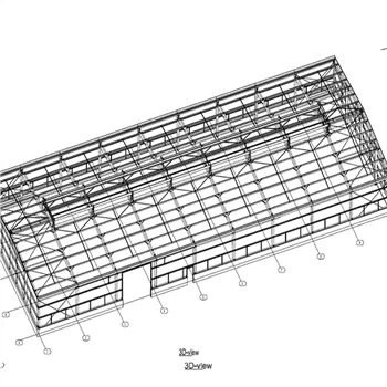 Радионица челичних конструкција са кровним прозором
