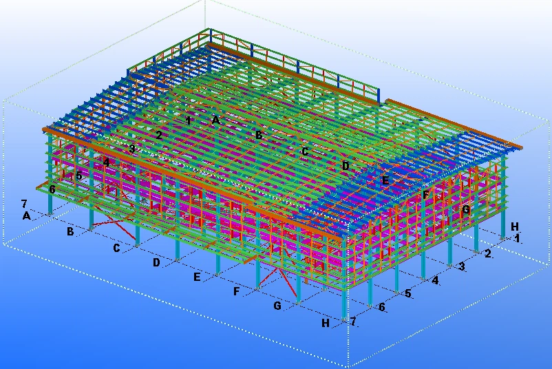 Structural Design & Analysis For 3-Storey Steel Warehouse in New Caledonia (CBC Steel Structure) best