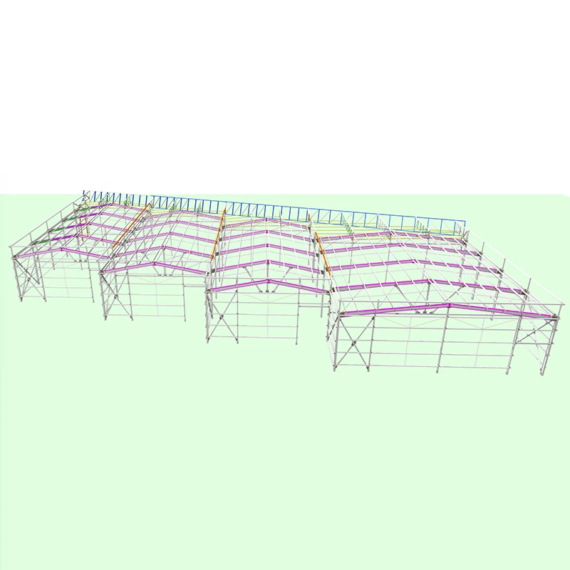 Structural Design For 75m×75m×9m Steel Warehouse (Port Moresby, PNG) factory