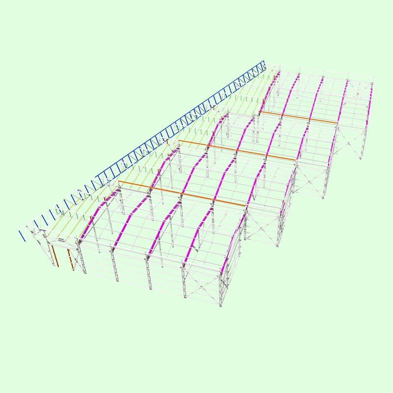 Structural Design For 75m×75m×9m Steel Warehouse (Port Moresby, PNG) suppliers