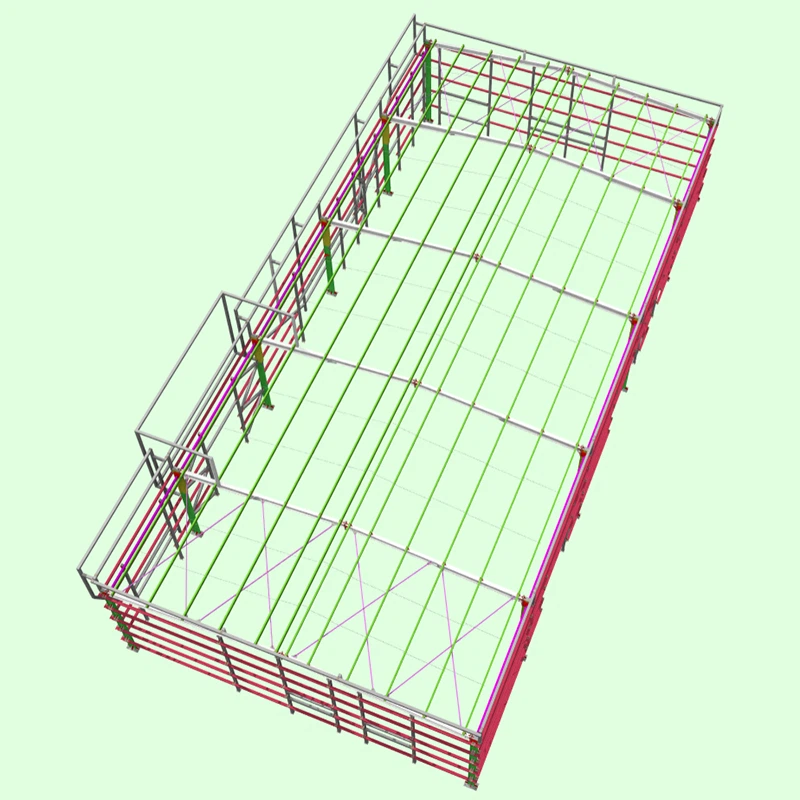 Structural Design Of A 18m × 55m × 6m Steel Warehouse For Papua New Guinea With 5-Ton Overhead Crane best